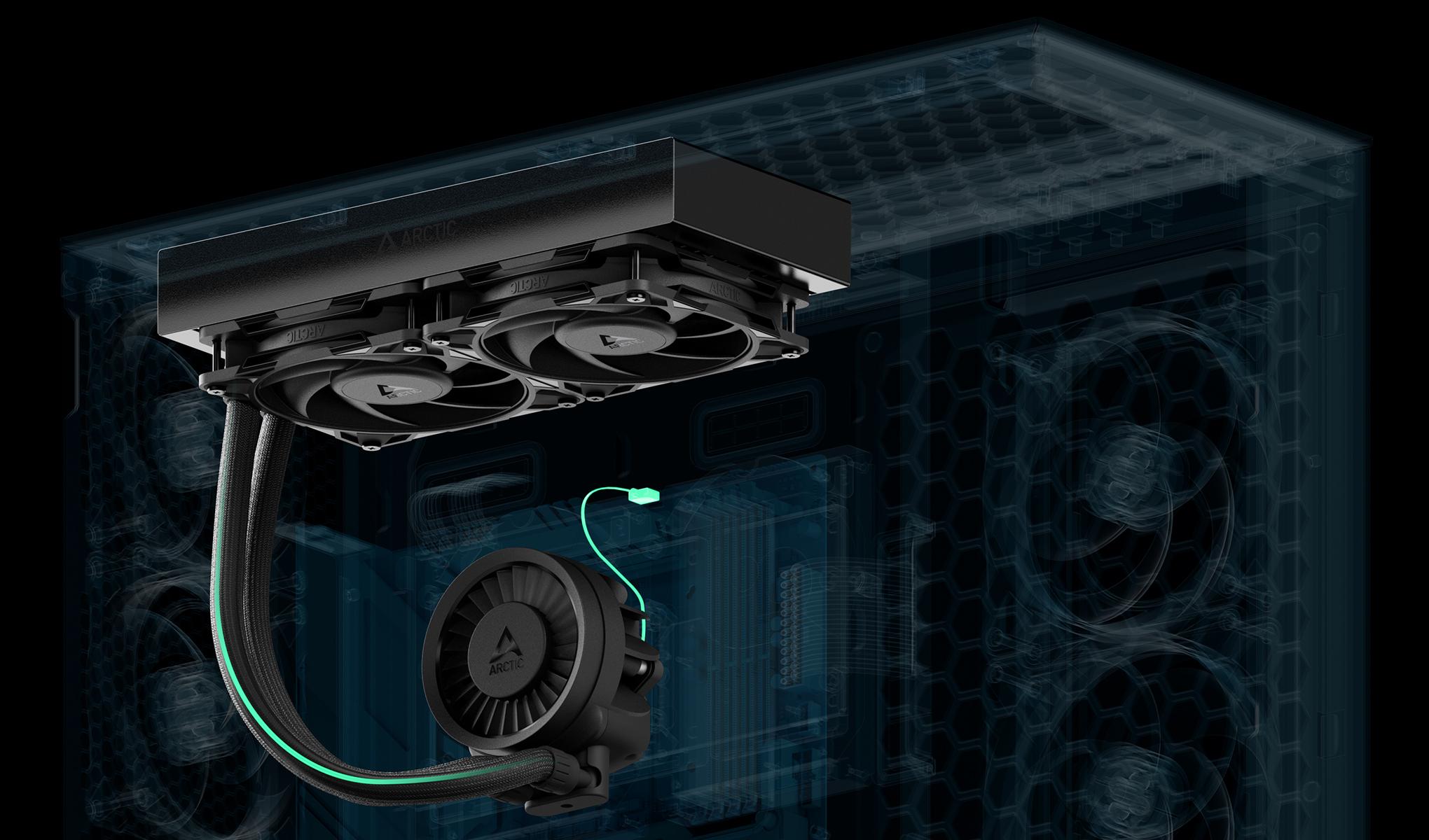 Arctic Liquid Freezer III Pro 240 (Black) — фото 9