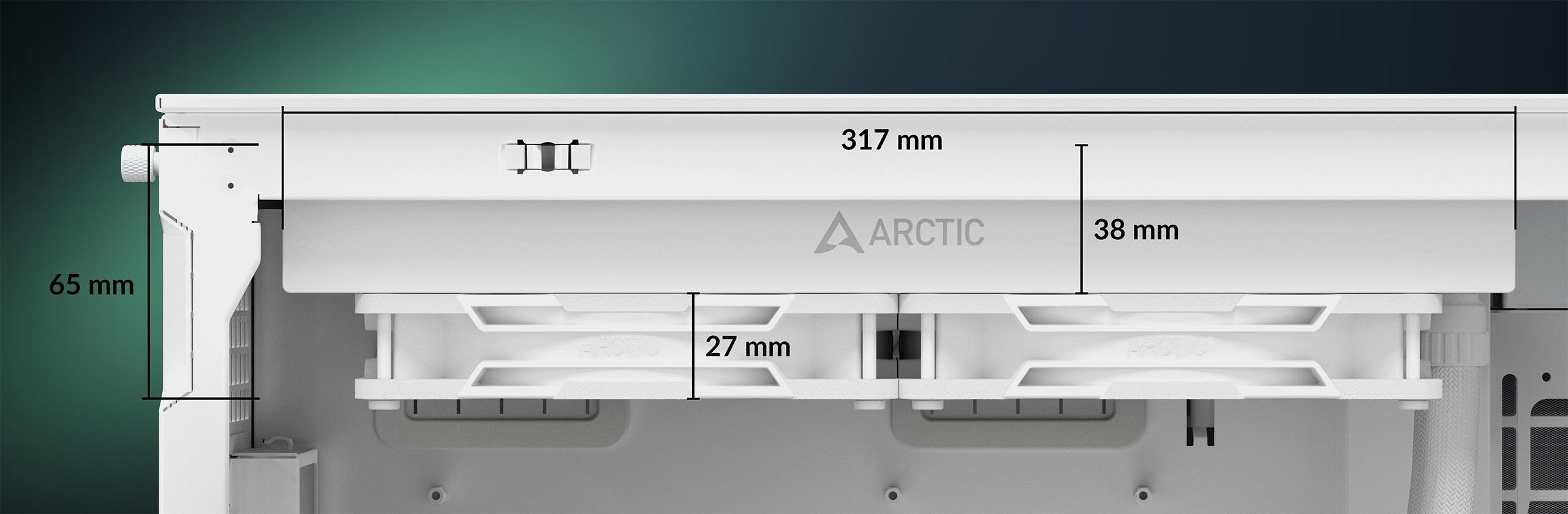 Arctic Liquid Freezer III Pro 280 A-RGB (White) — фото 6