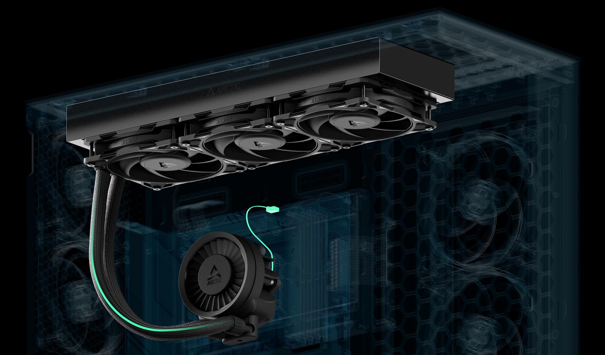 Arctic Liquid Freezer III Pro 360 (Black) — фото 10