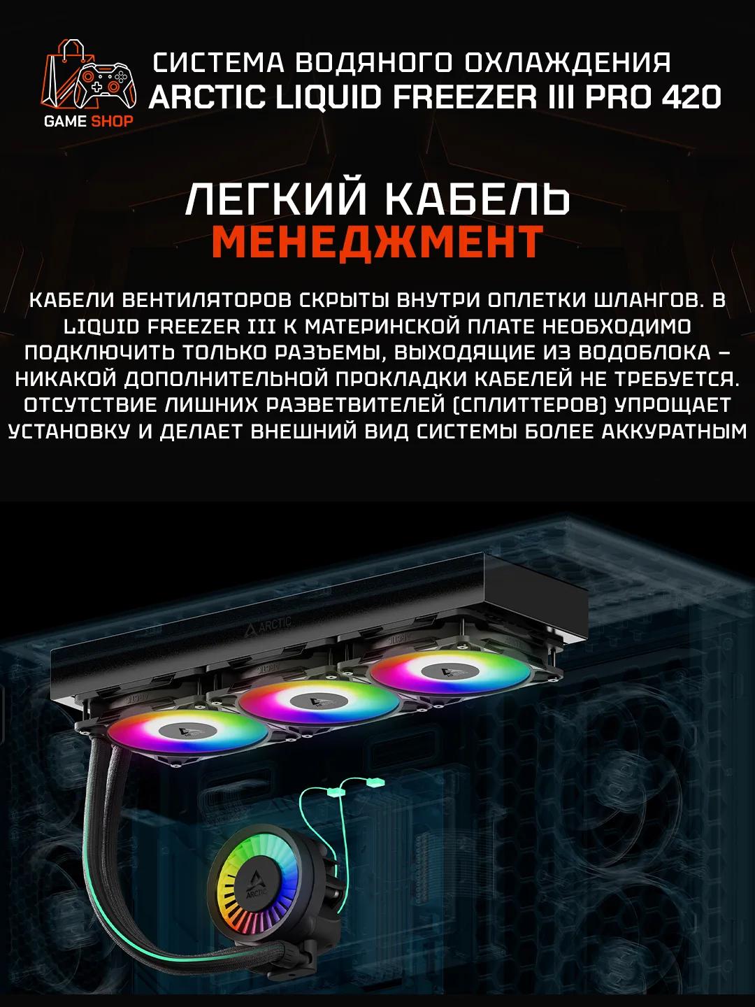 Liquid Freezer III Pro 420 A-RGB (Black) - ACFRE00185A - 3