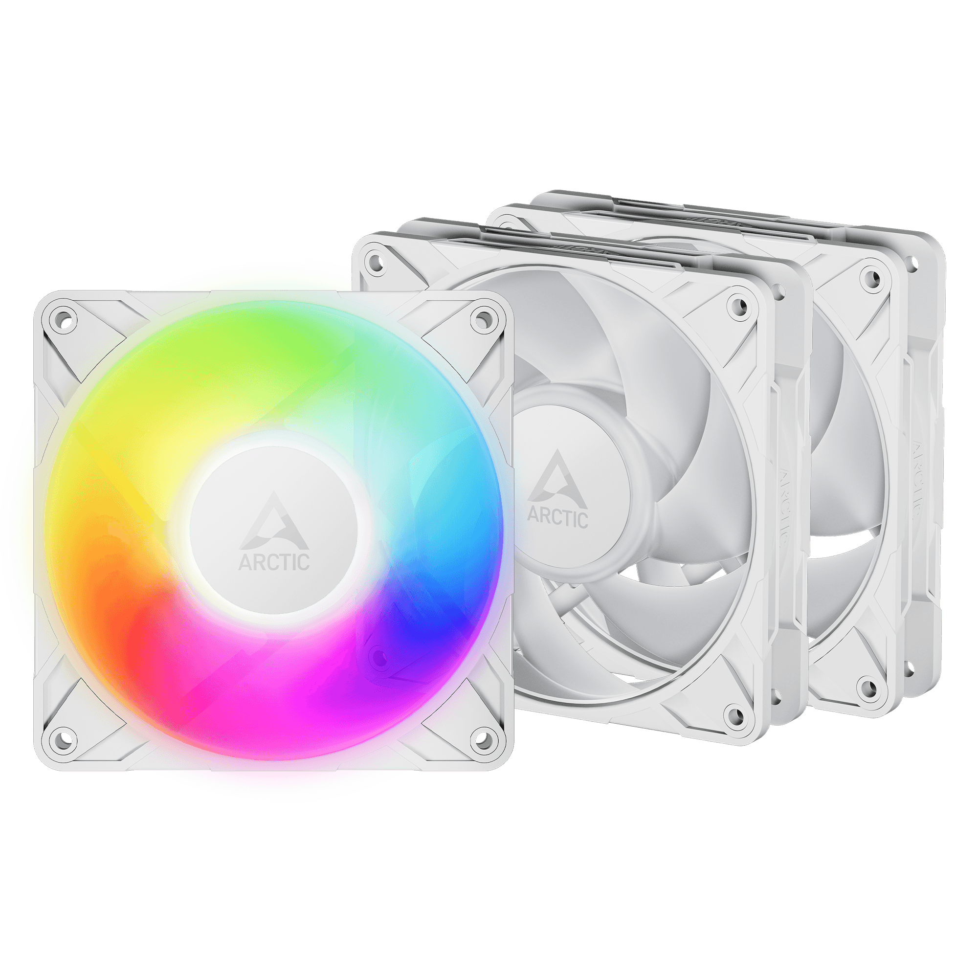 Arctic P12 Pro A-RGB (White) — 3 Pack — фото 10