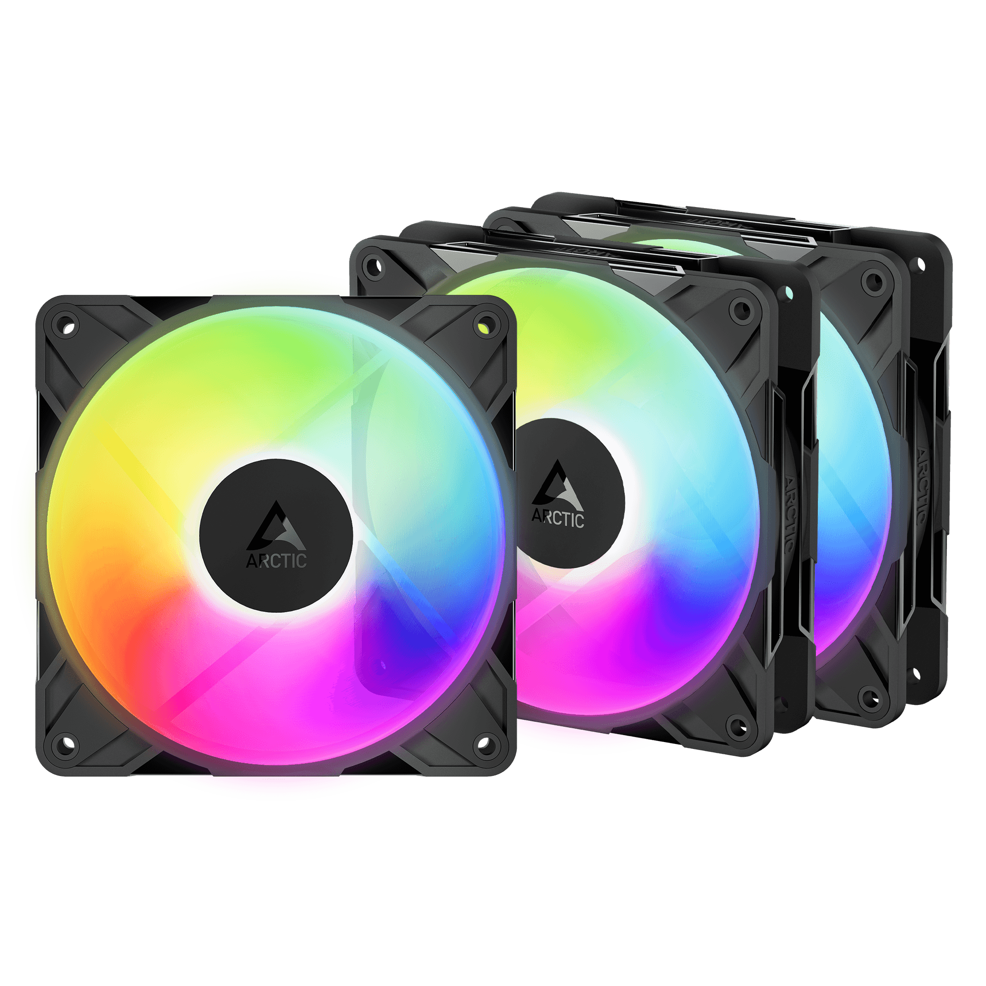Arctic P12 Pro Reverse A-RGB — 3 Pack — фото 4