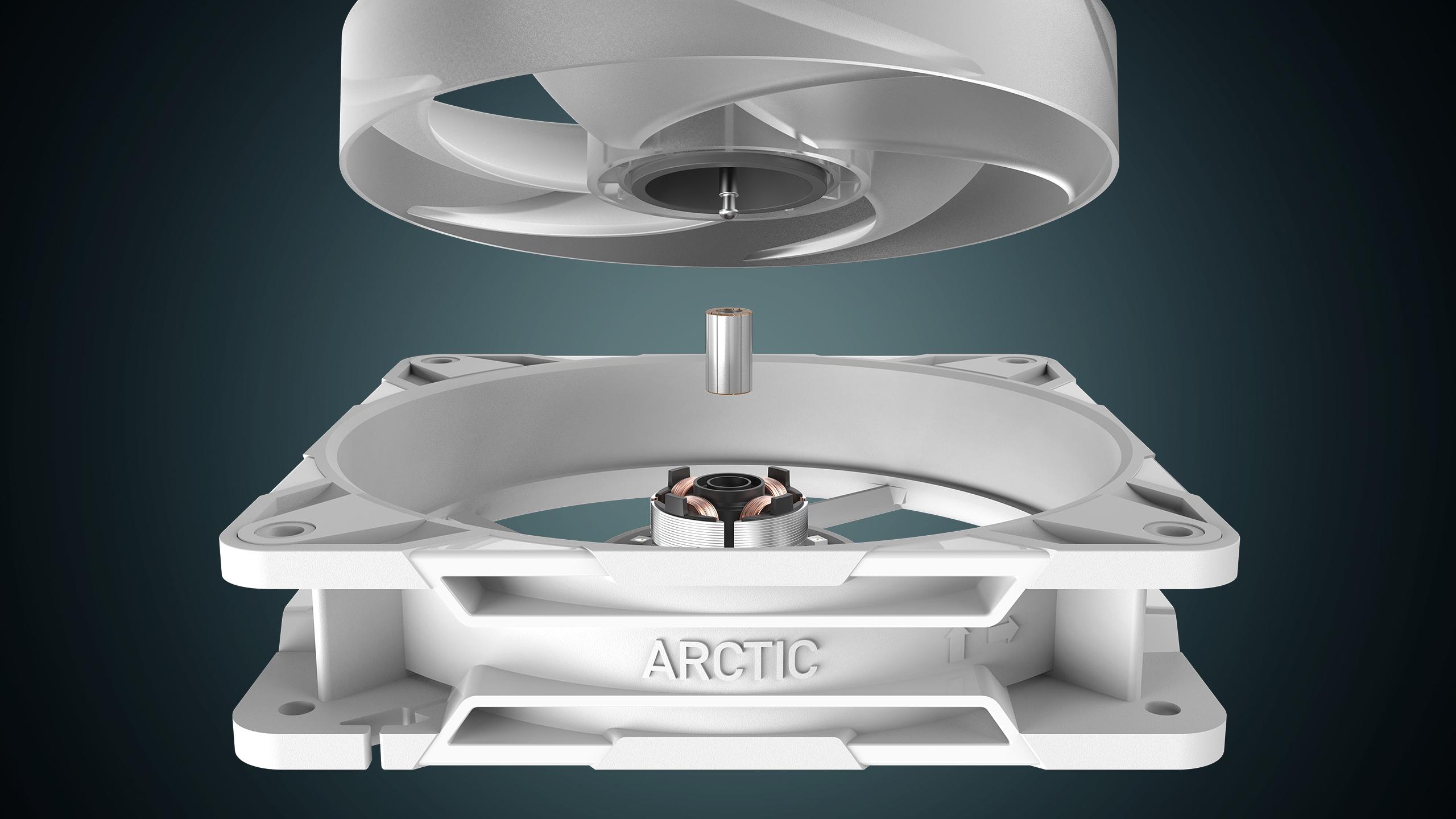 Arctic P12 Pro Reverse A-RGB (White) — 3 Pack — фото 10