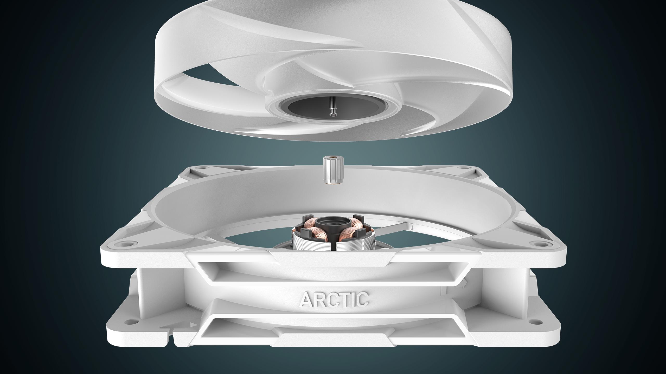 Arctic P14 Pro Reverse A-RGB (White) — 3 Pack — фото 11