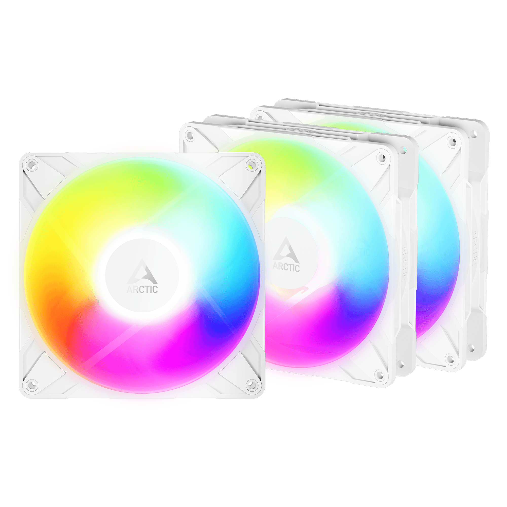 Arctic P14 Pro Reverse A-RGB (White) — 3 Pack — фото 5